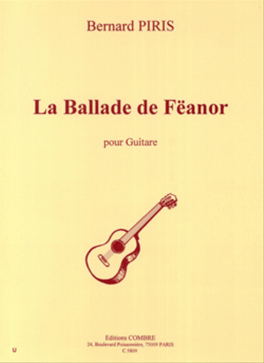 La Ballade de Feanor Acoustic Guitar scores gallery preview page 1