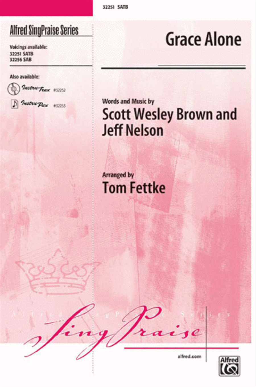 Grace Alone 4-Part scores gallery preview page 1