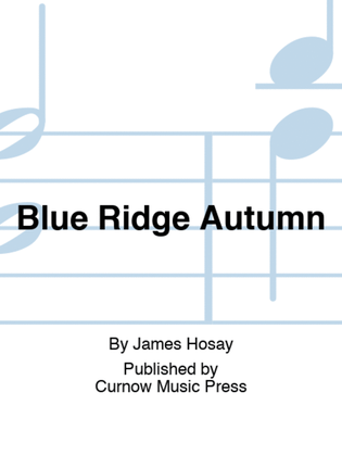 Book cover for Blue Ridge Autumn