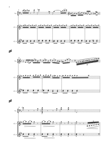 Three Pieces for Violoncello and Winds (Score) image number null