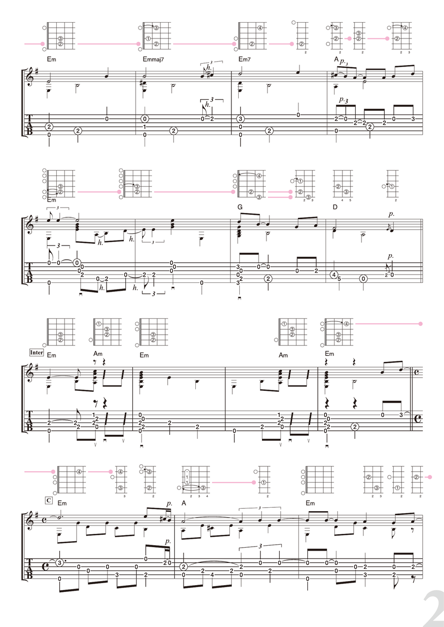 A Taste Of Honey Acoustic Guitar scores gallery preview page 2