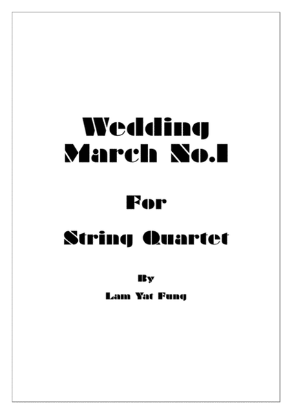 Wedding March for Quartets image number null