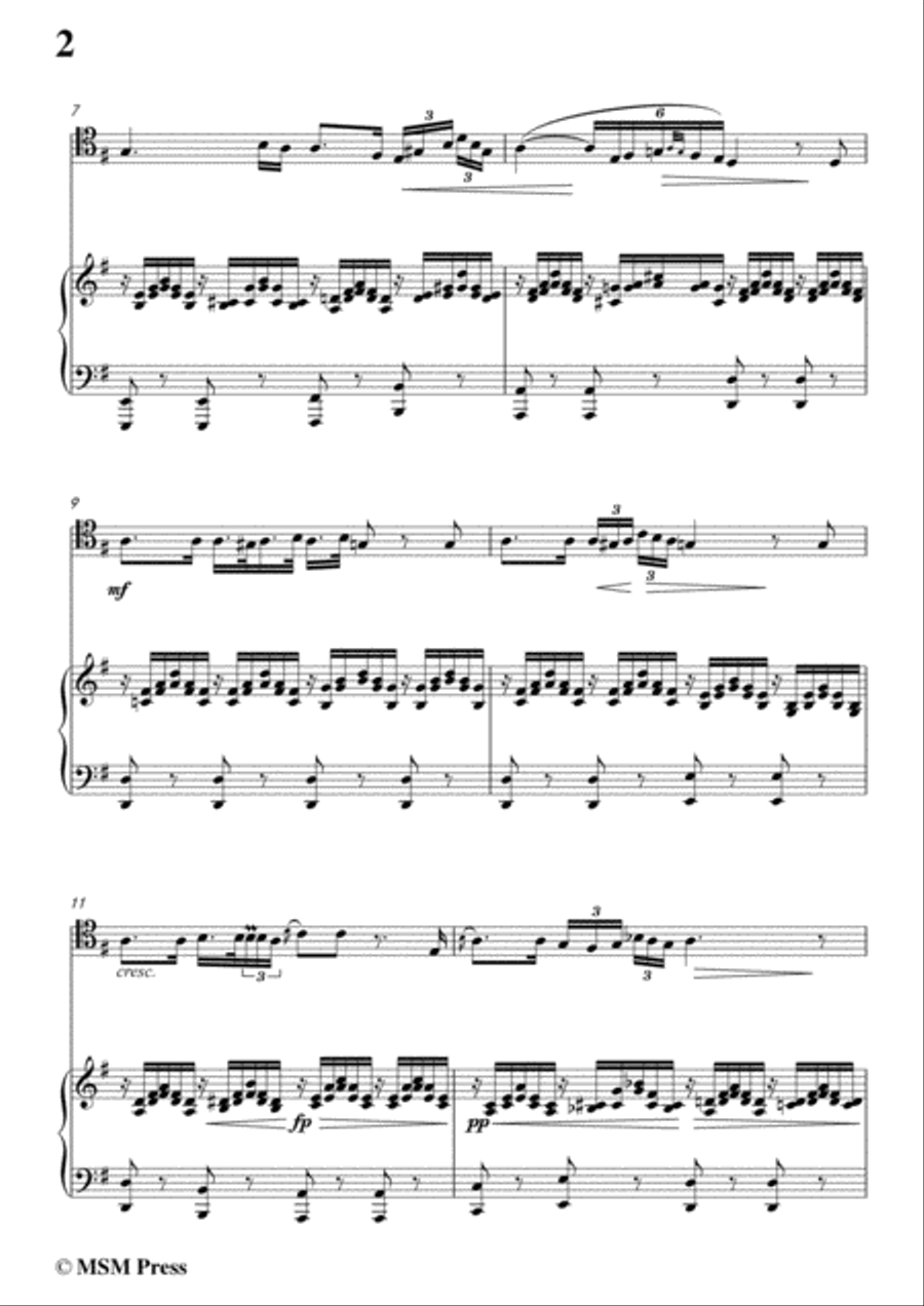 Schubert-Ave maria,for Cello and Piano Piano scores gallery preview page 4