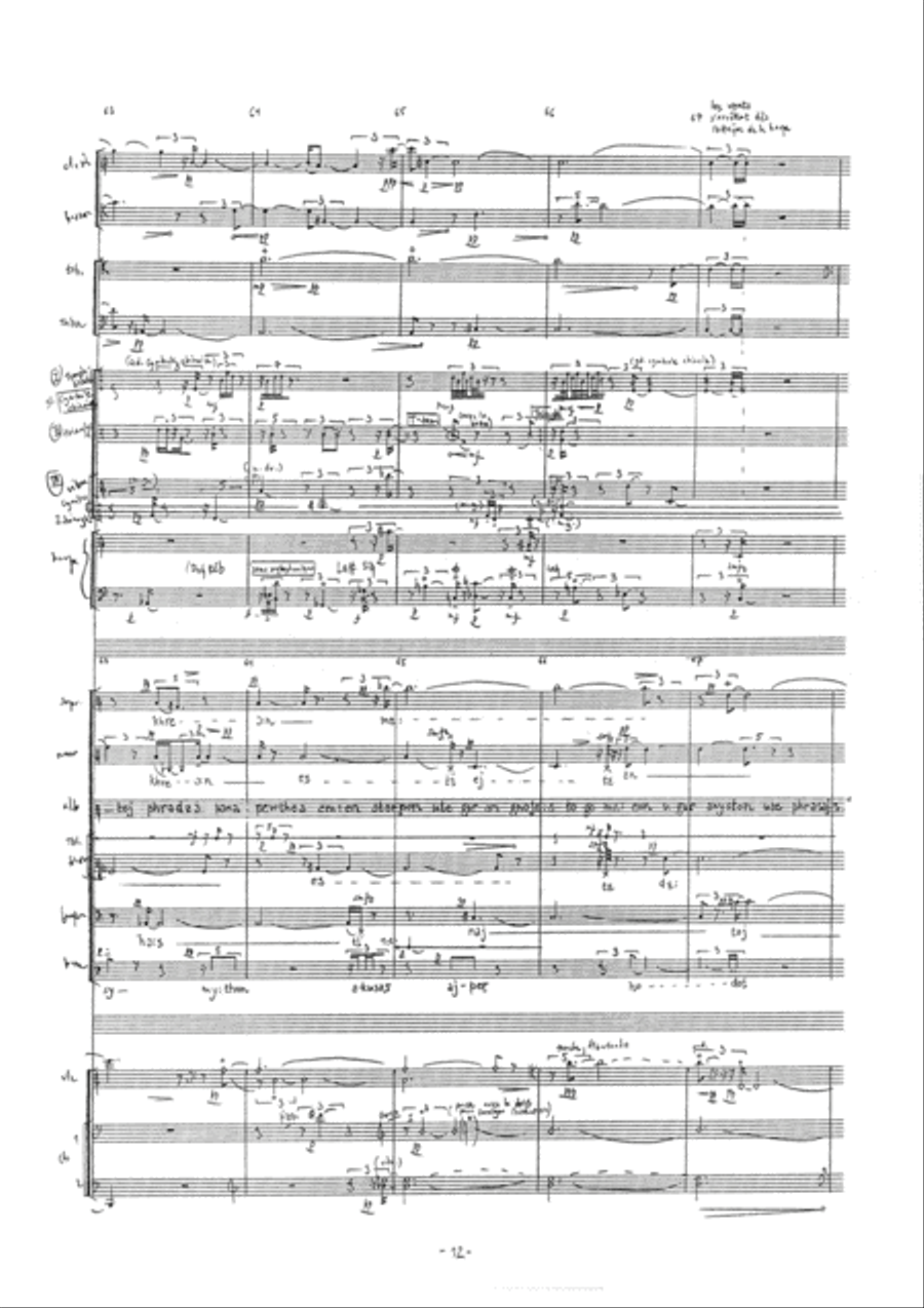 ...Denn dasselbe ist Erkennen und Sein... Voice scores gallery preview page 3
