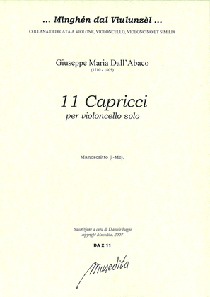 Book cover for 11 Capricci (Ms, I-Mc)