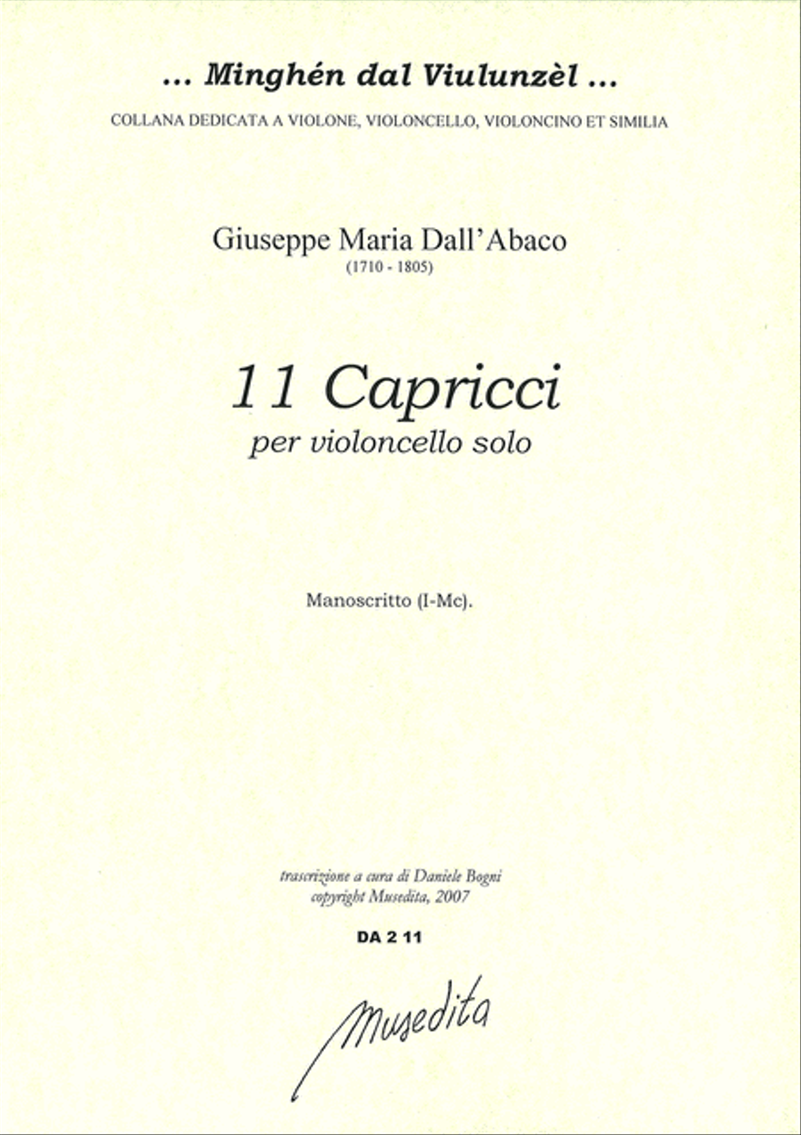 11 Capricci (Ms, I-Mc)