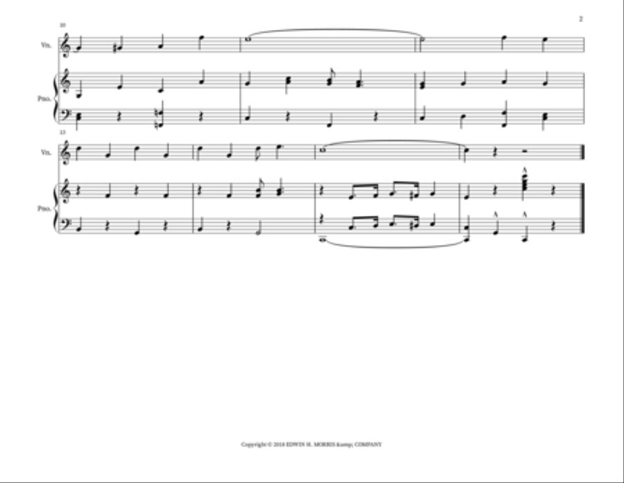 Moonlight Bay String Duet scores gallery preview page 2