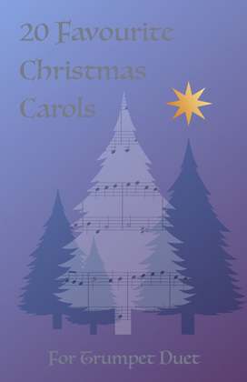 Book cover for 20 Favourite Christmas Carols for Trumpet Duet