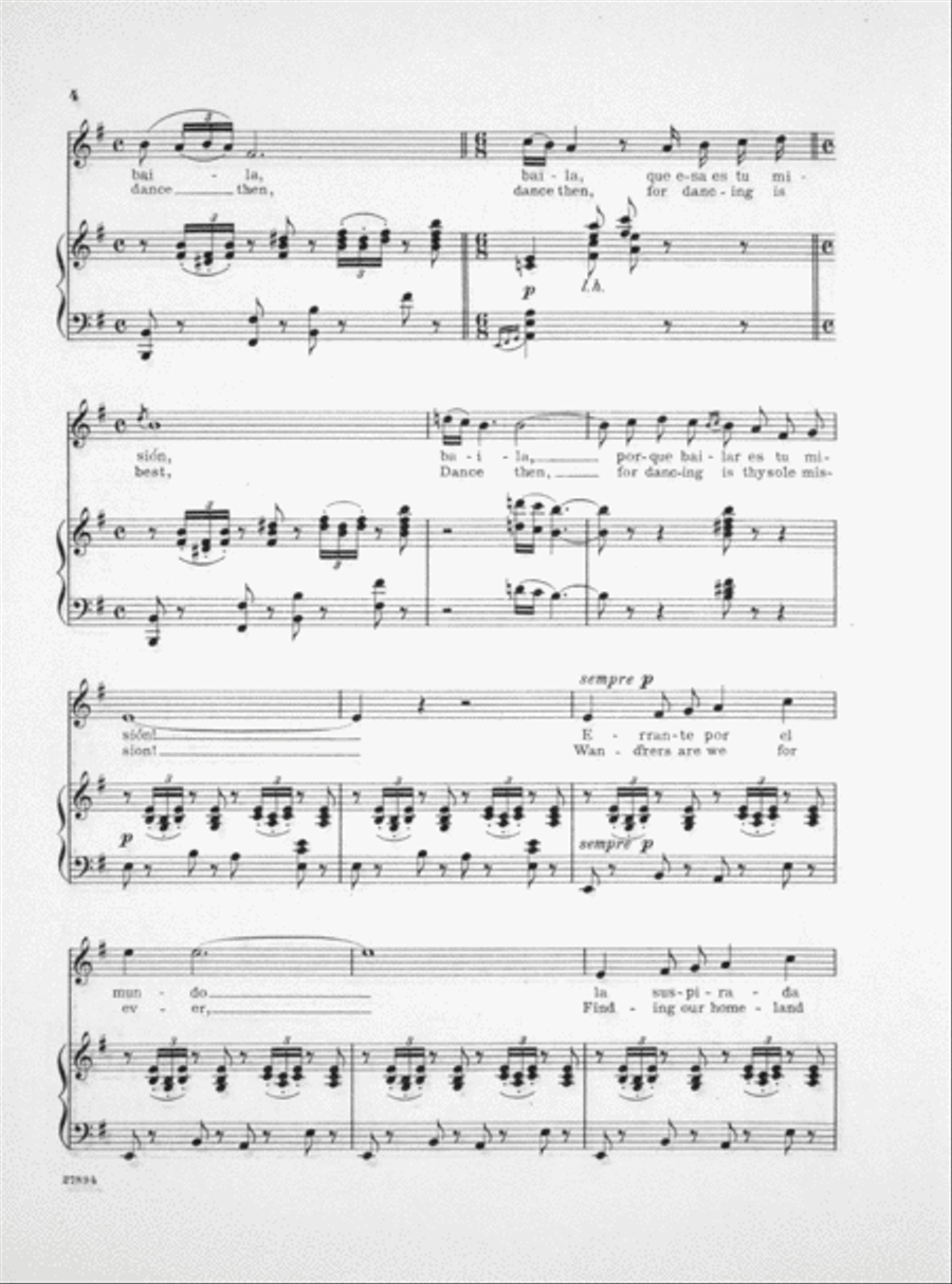 Zingara Dance Voice scores gallery preview page 3