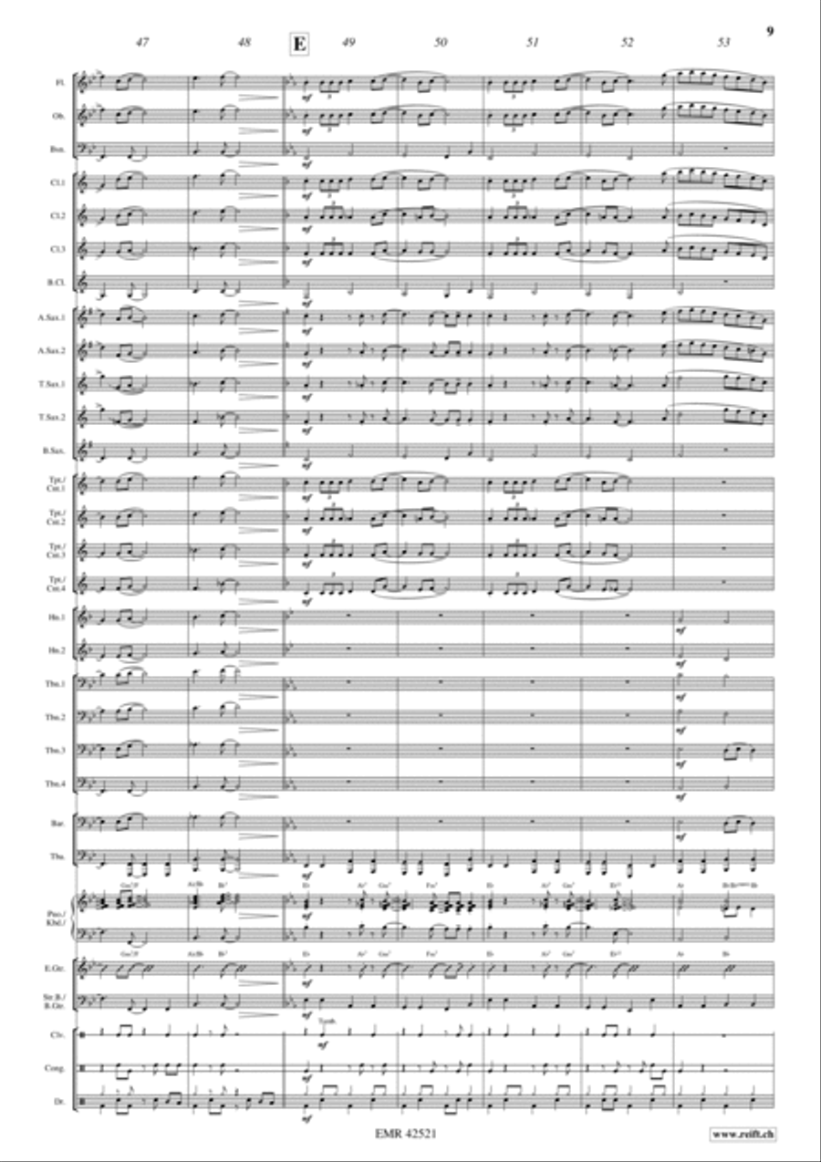 Nutcracker Swing Concert Band scores gallery preview page 10