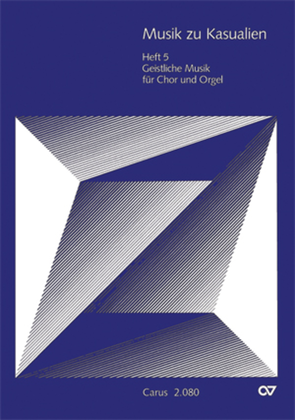 Book cover for Musik zu Kasualien, Heft 5