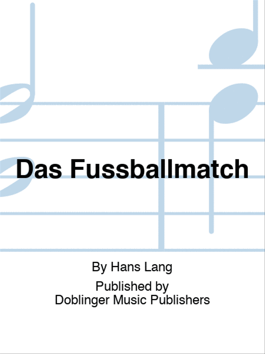 Das Fussballmatch Das Fussballmatch Piano Solo scores gallery preview page 1