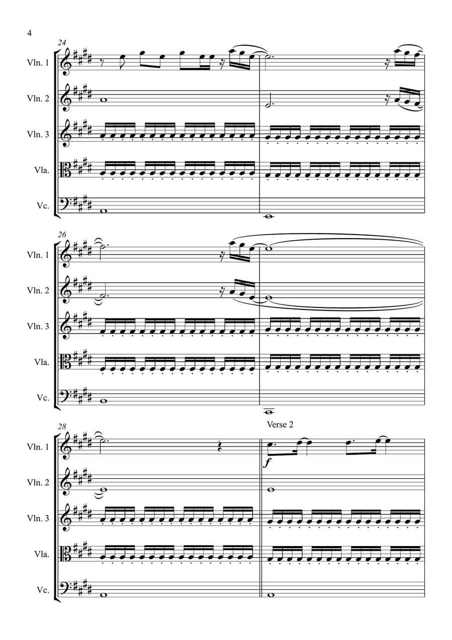 This Love This Love String Quartet scores gallery preview page 4
