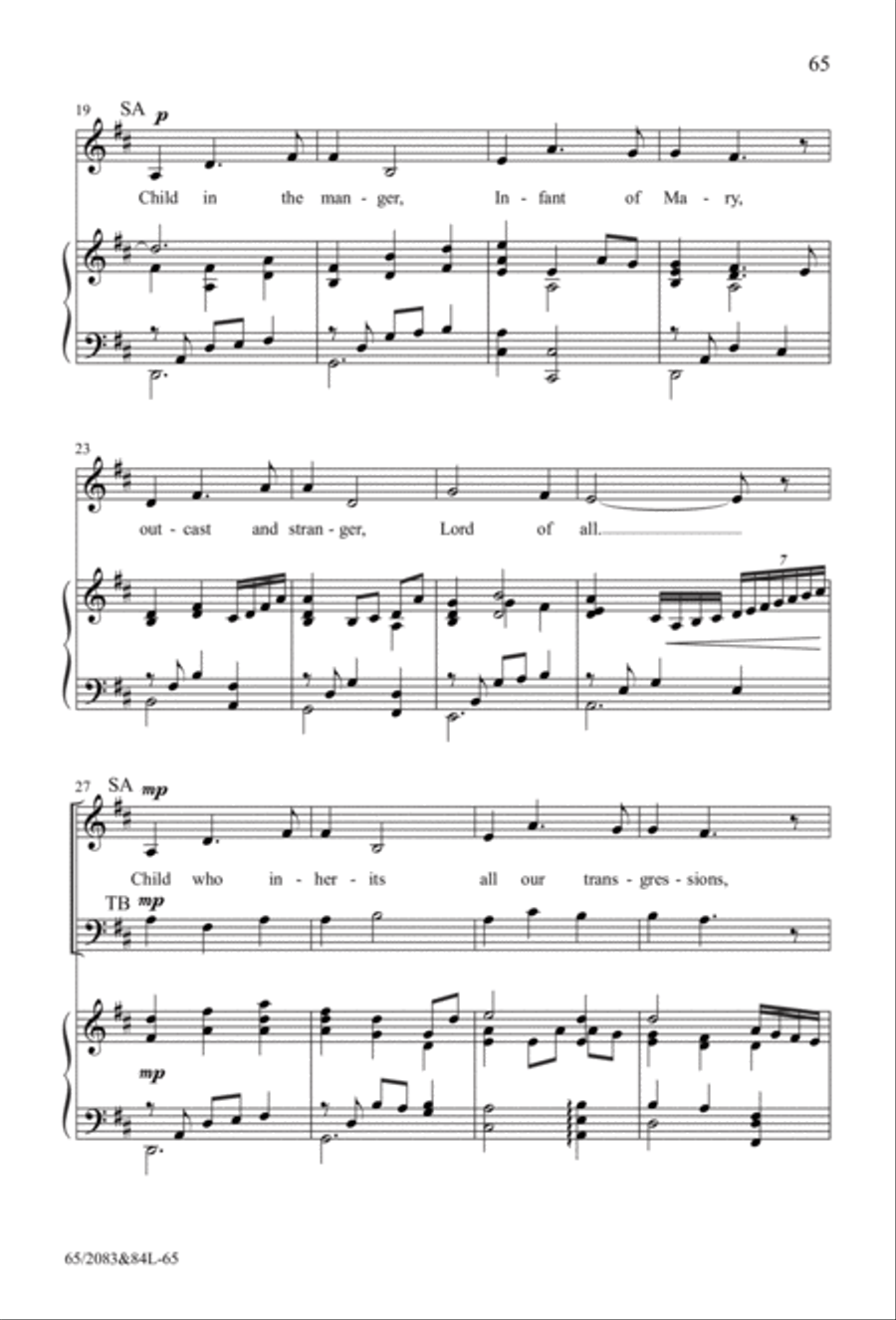 Sing Joy to All the World! - SATB Score with Performance CD 4-Part scores gallery preview page 16