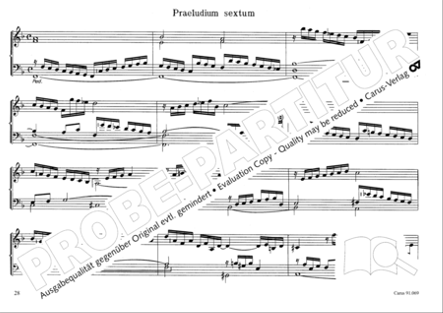 Musikalischer Blumenstrauss Organ Solo scores gallery preview page 31