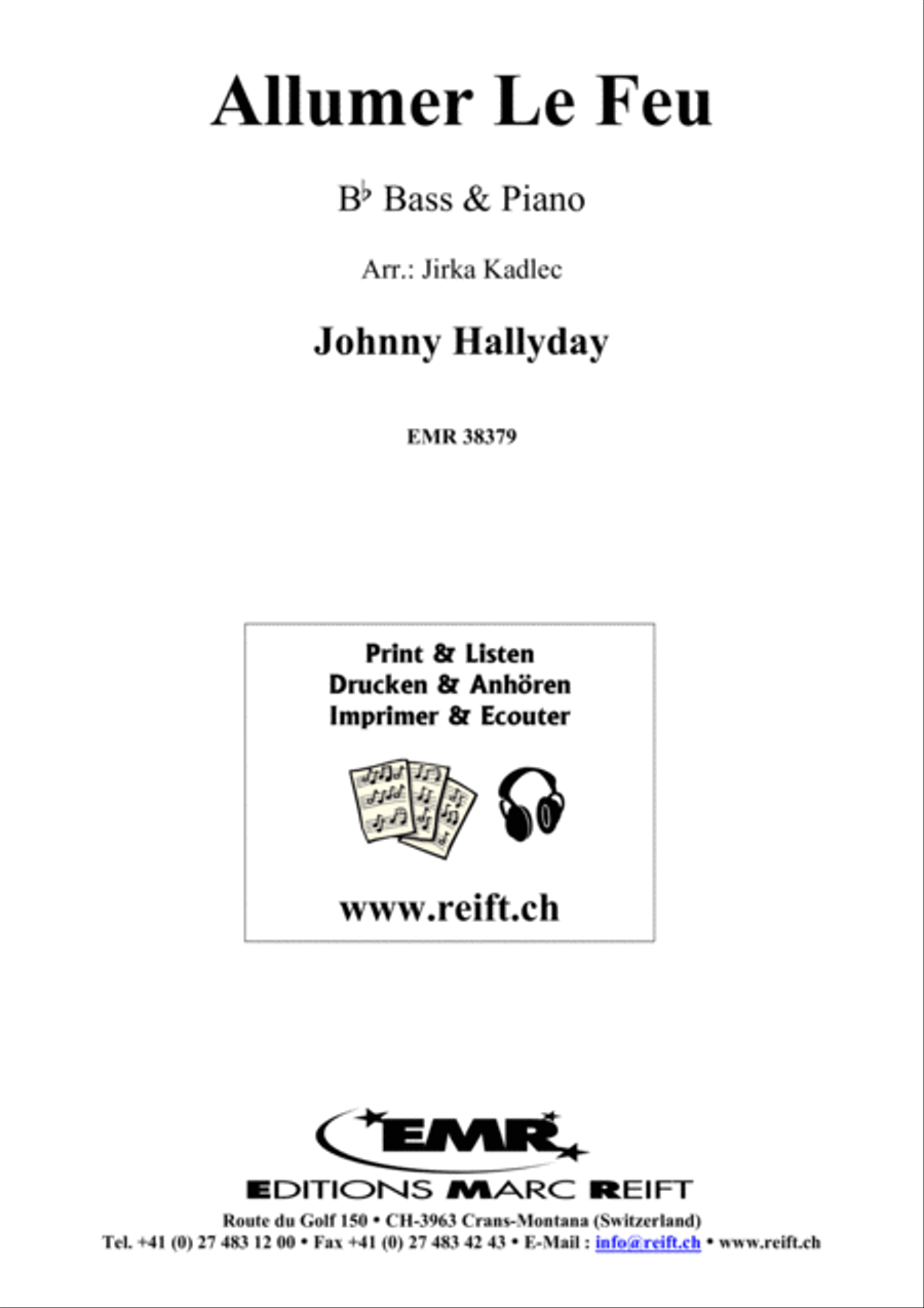 Allumer Le Feu Allumer Le Feu Piano Accompaniment scores gallery preview page 1