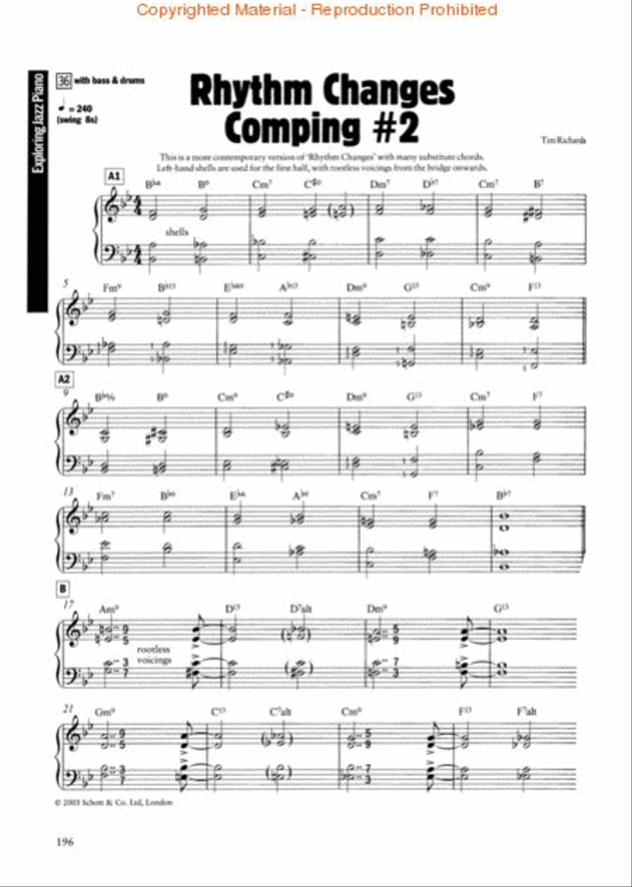Exploring Jazz Piano – Volume 2 Piano Method scores gallery preview page 4