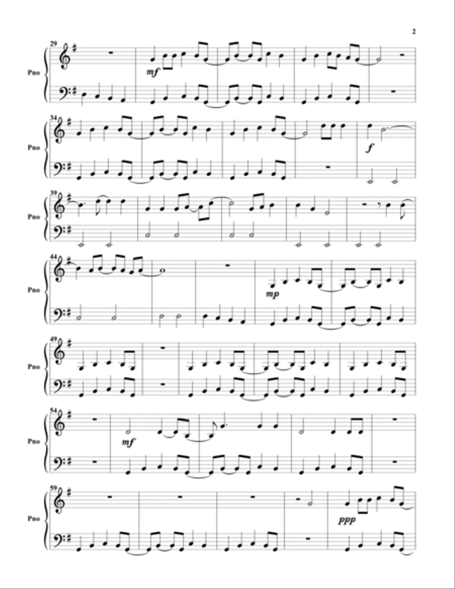 Blister In The Sun Easy Piano scores gallery preview page 2