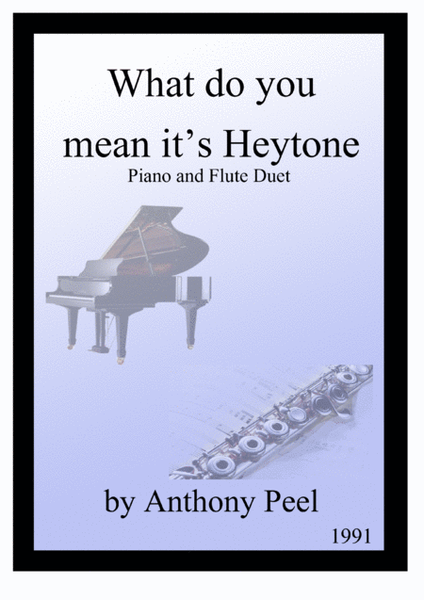 What do you mean it's Heytone