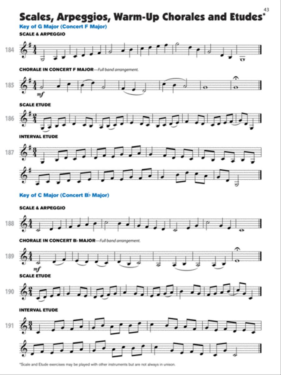 Sound Innovations for Concert Band, Book 1 Concert Band Methods scores gallery preview page 4