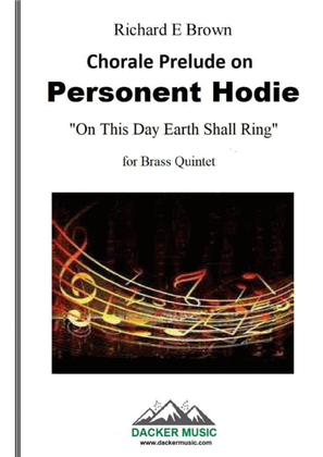Book cover for Chorale Prelude on Personent Hodie - Brass Quintet