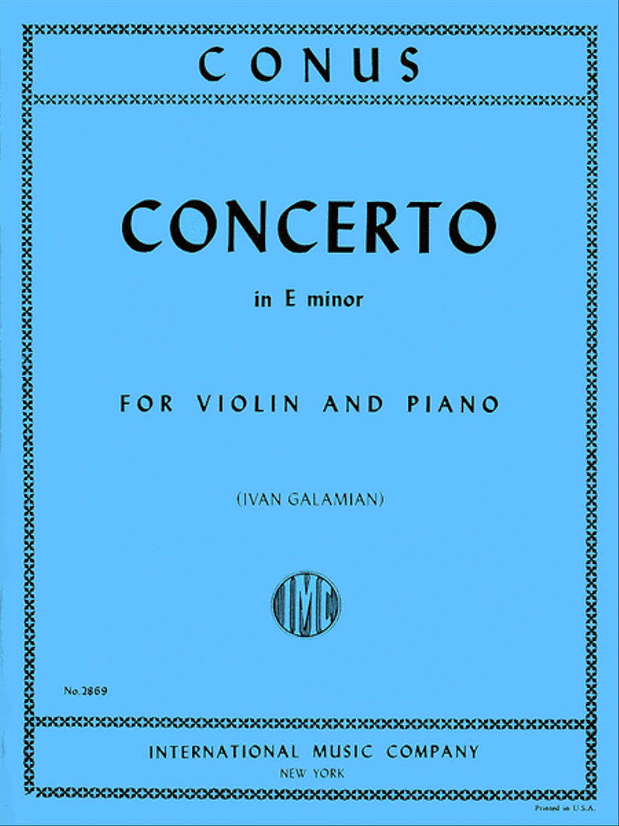 Concerto In E Minor Violin Solo scores gallery preview page 1