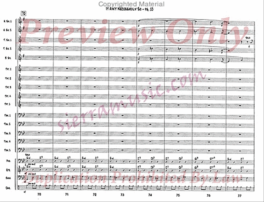 It Ain't Necessarily So Jazz Ensemble scores gallery preview page 11