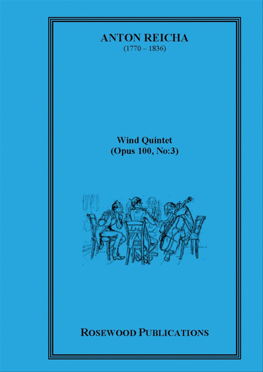 Wind Quintet, Op. 100, No. 3 Woodwind Quintet scores gallery preview page 1