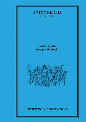 Book cover for Wind Quintet, Op. 100, No. 3