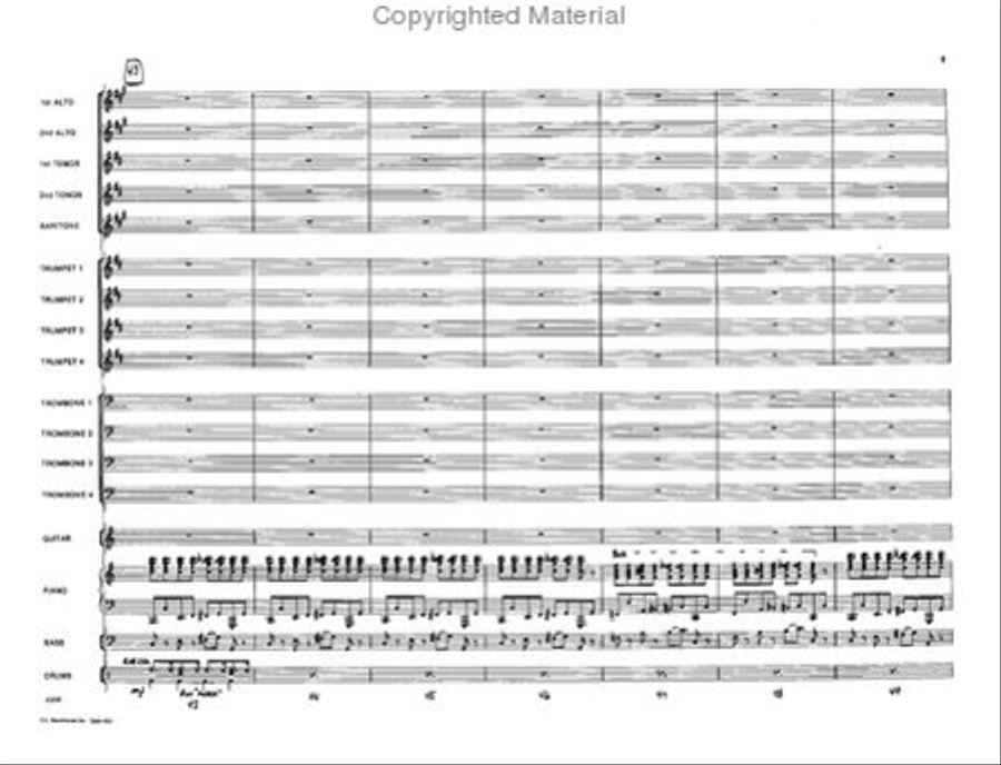 Piano Power Jazz Ensemble scores gallery preview page 8