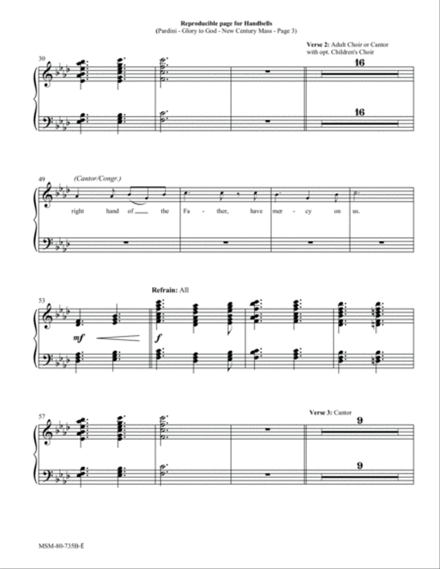 The New Century Mass The New Century Mass Choir scores gallery preview page 5