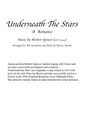 Underneath the Stars for Alto Sax and Piano
