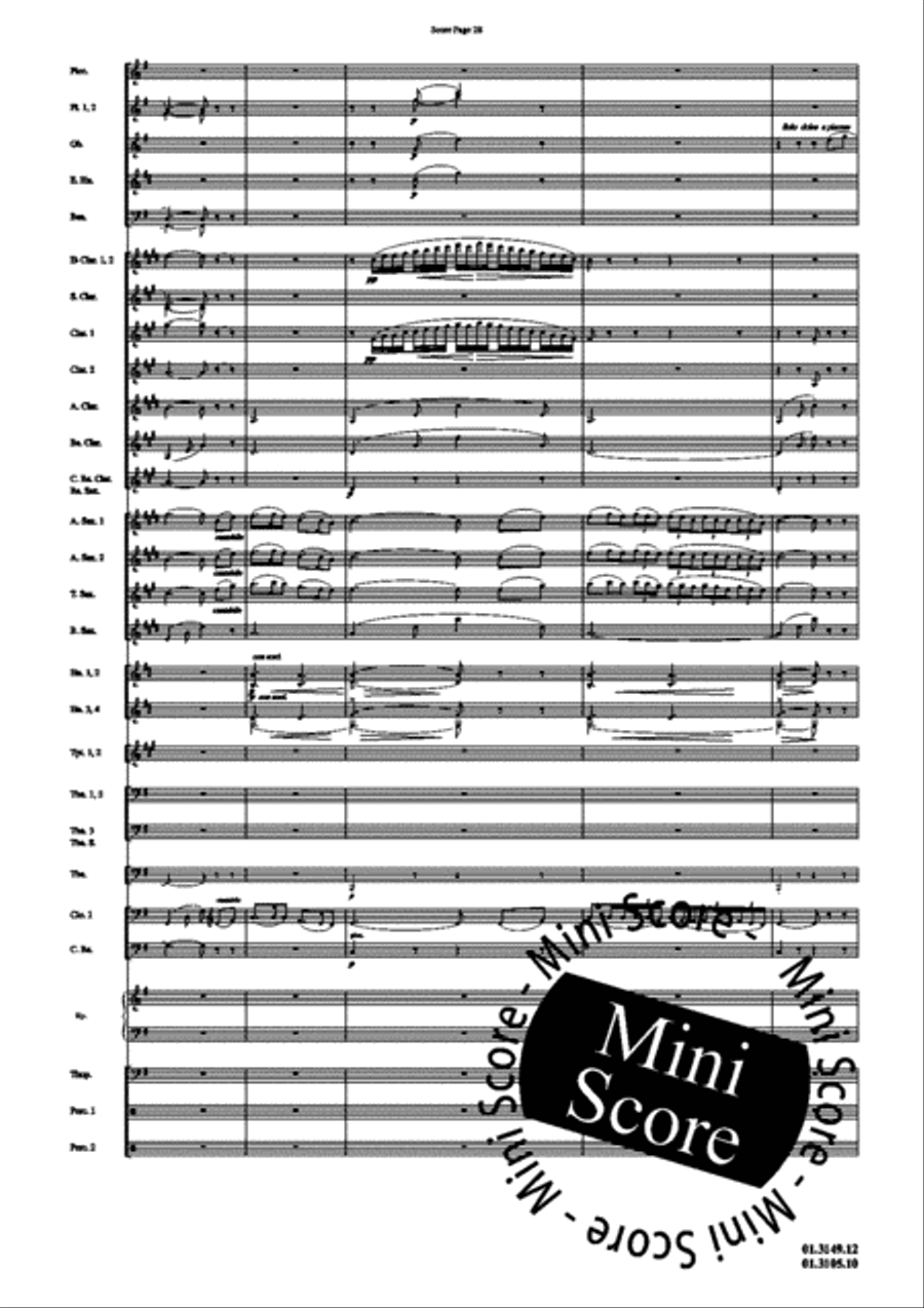 Scheherazade Concert Band scores gallery preview page 152