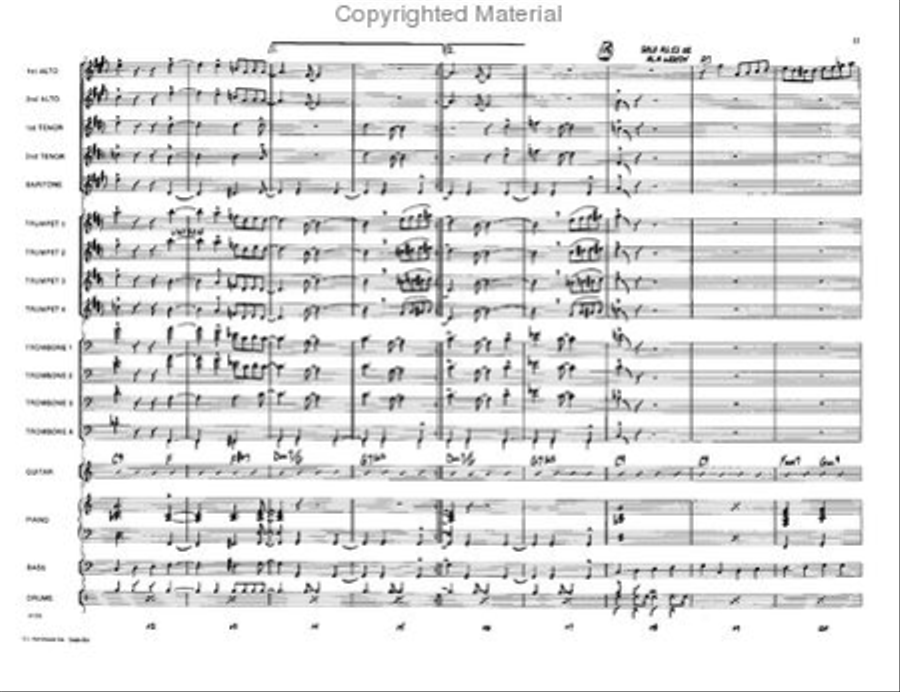 One For Woody Jazz Ensemble scores gallery preview page 16