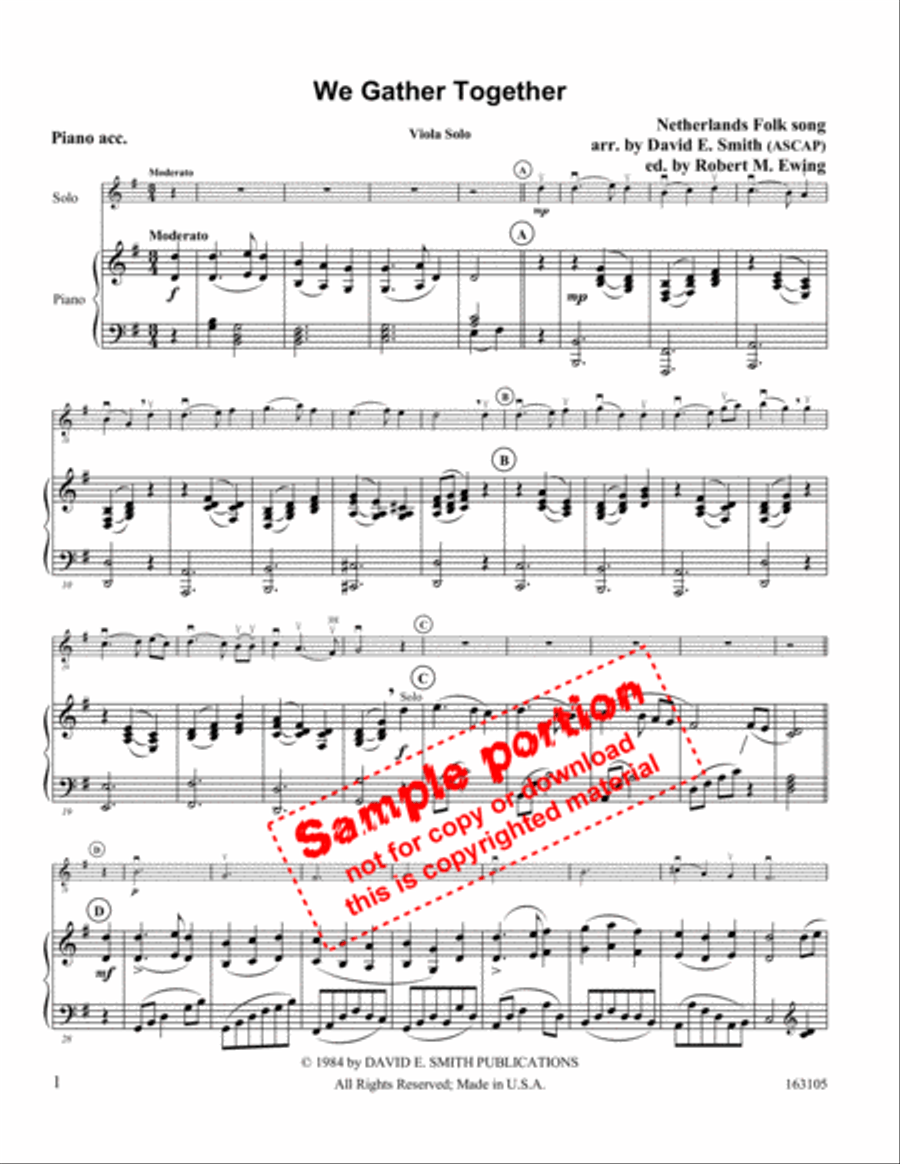 We Gather Together We Gather Together Flute scores gallery preview page 2