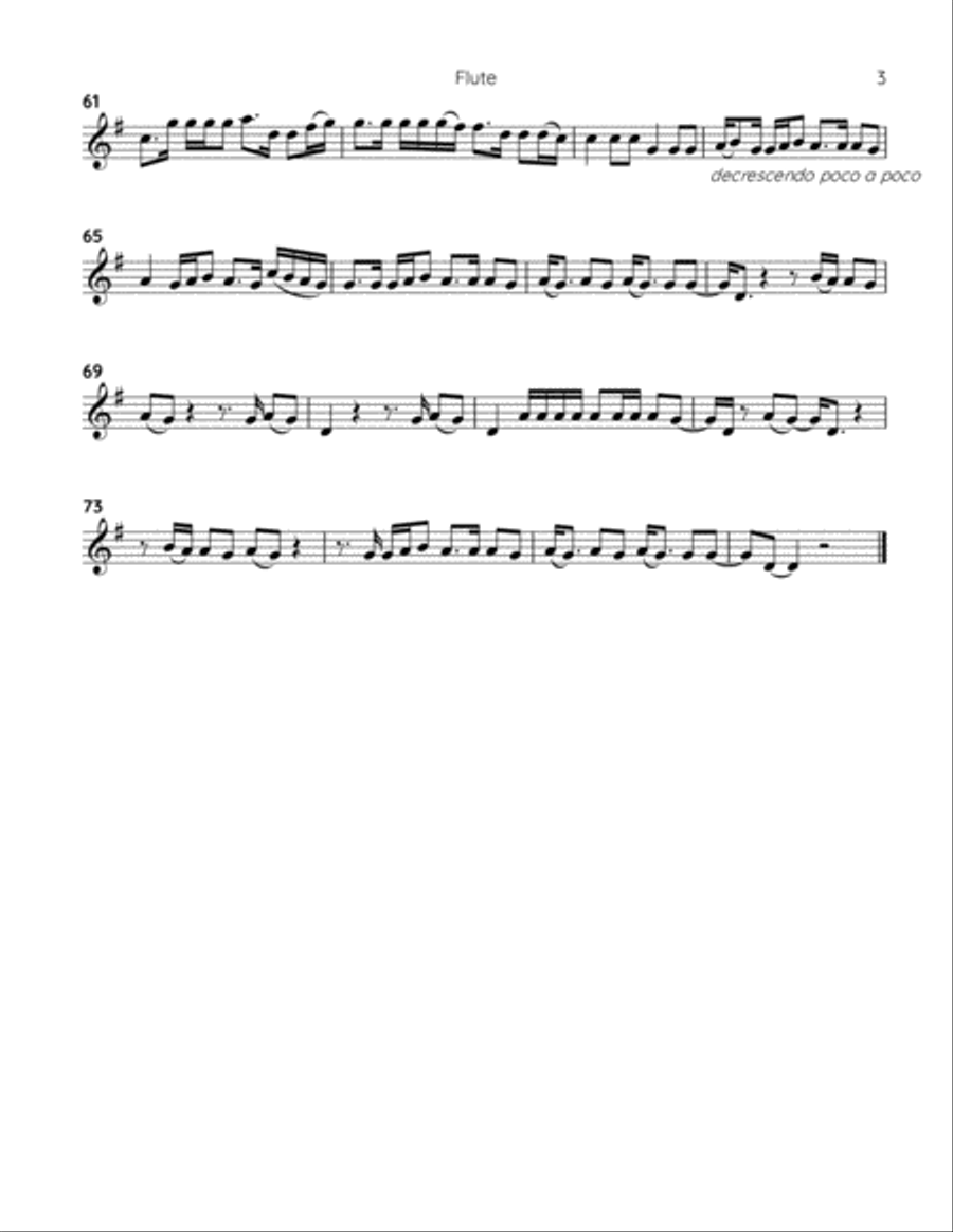 Willow Willow Flute Solo scores gallery preview page 3