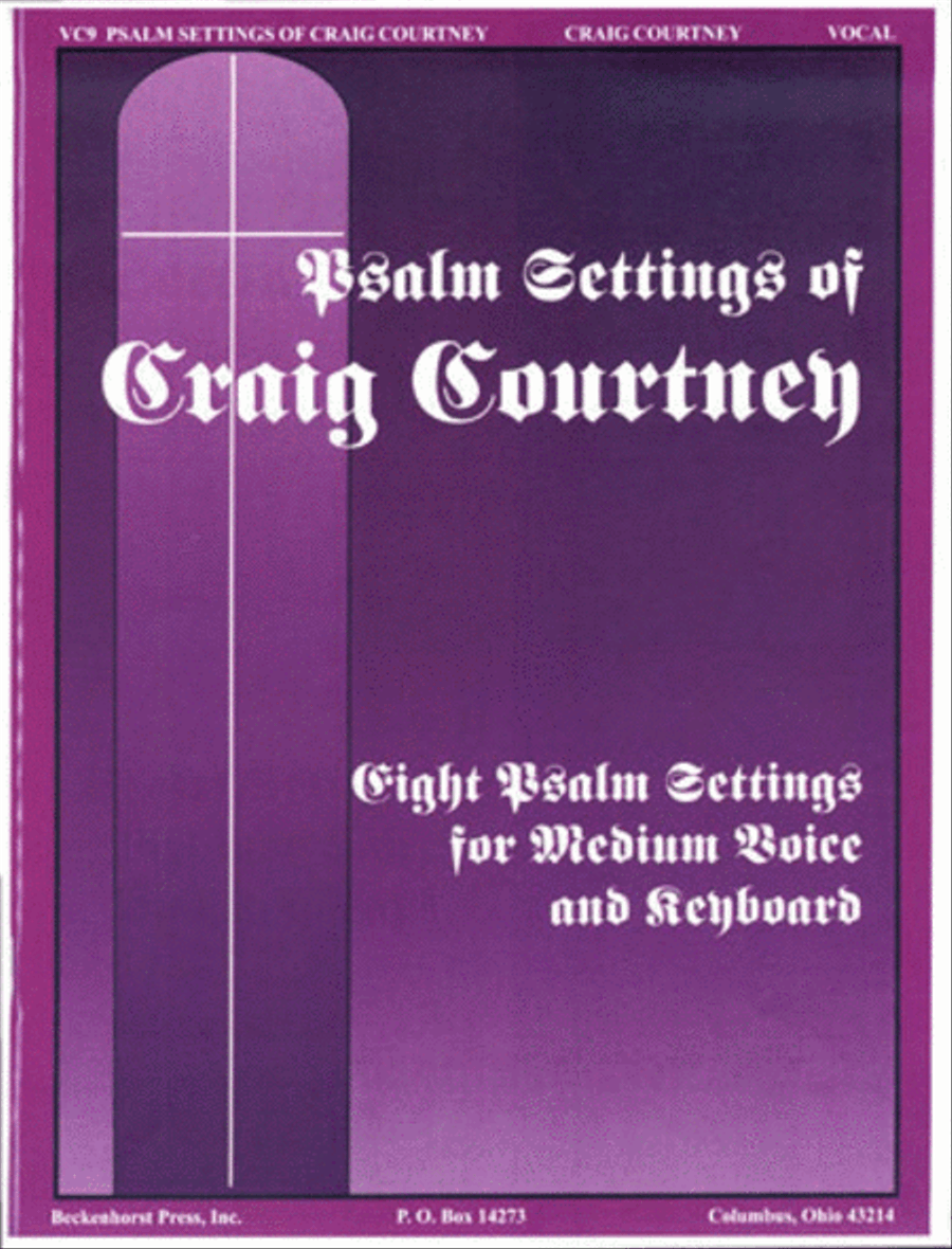 Psalm Settings of Craig Courtney Medium Voice scores gallery preview page 1
