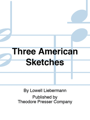 Book cover for Three American Sketches