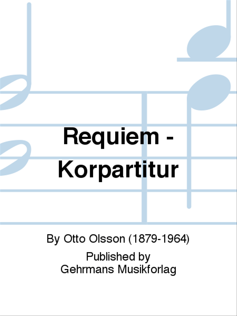 Requiem - Korpartitur Requiem - Korpartitur Choir scores gallery preview page 1