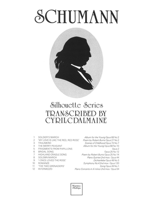 Book cover for Schumann - Silhouette Series