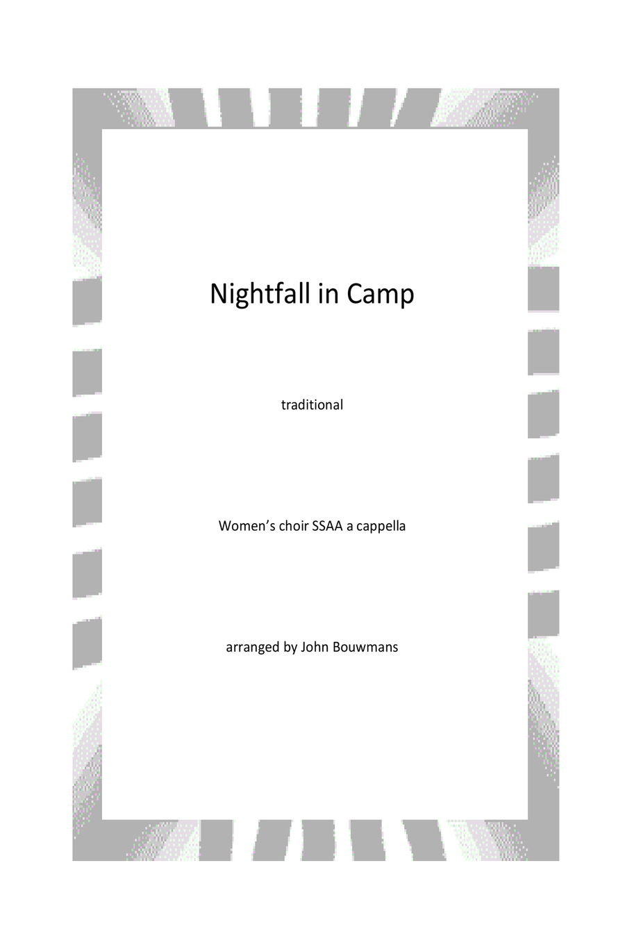 Nightfall in camp SSAA scores gallery preview page 1
