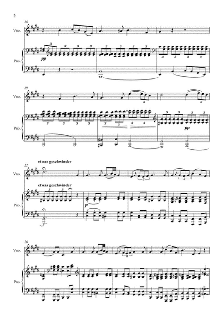 Franz Schubert - Der Wanderer (Violin Solo) image number null