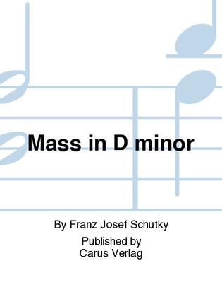 Book cover for Mass in D minor (Missa in d)