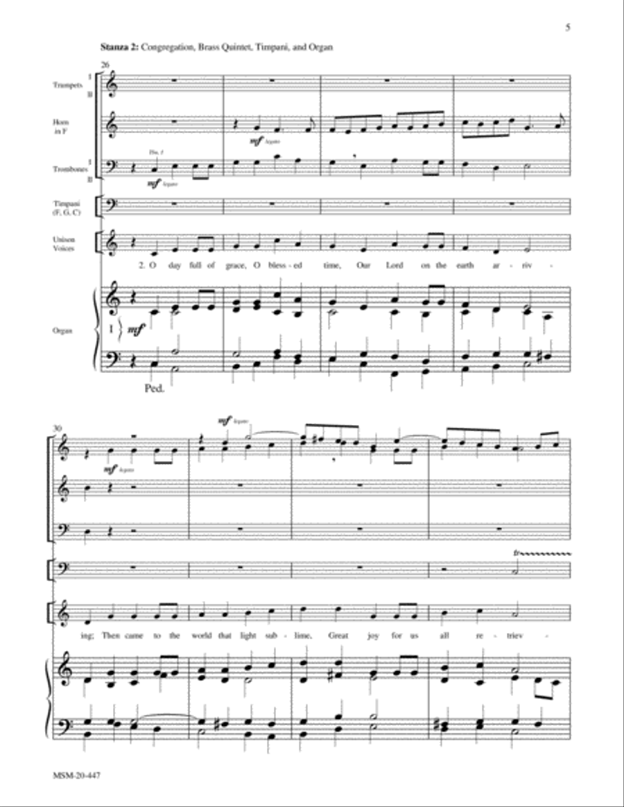 O Day Full of Grace Choir scores gallery preview page 4
