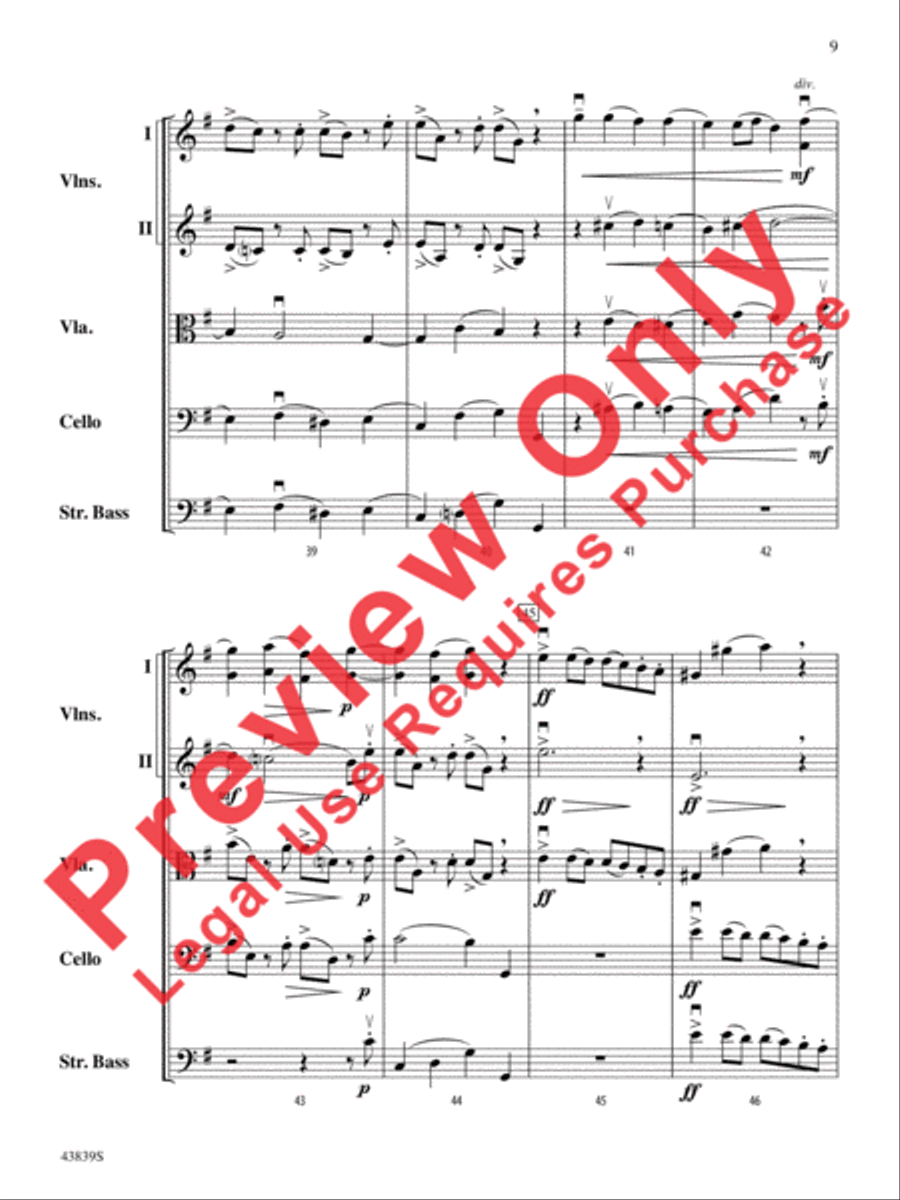 Mozartiana Mozartiana String Orchestra scores gallery preview page 10