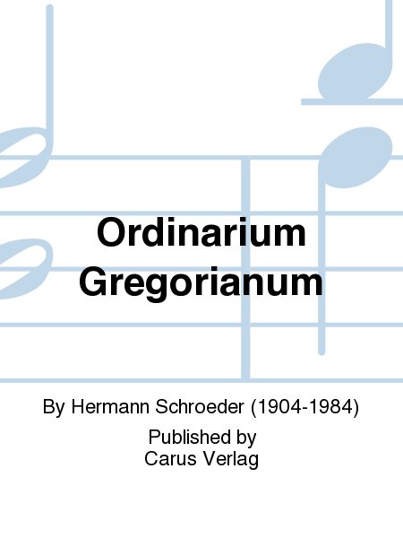 Ordinarium Gregorianum