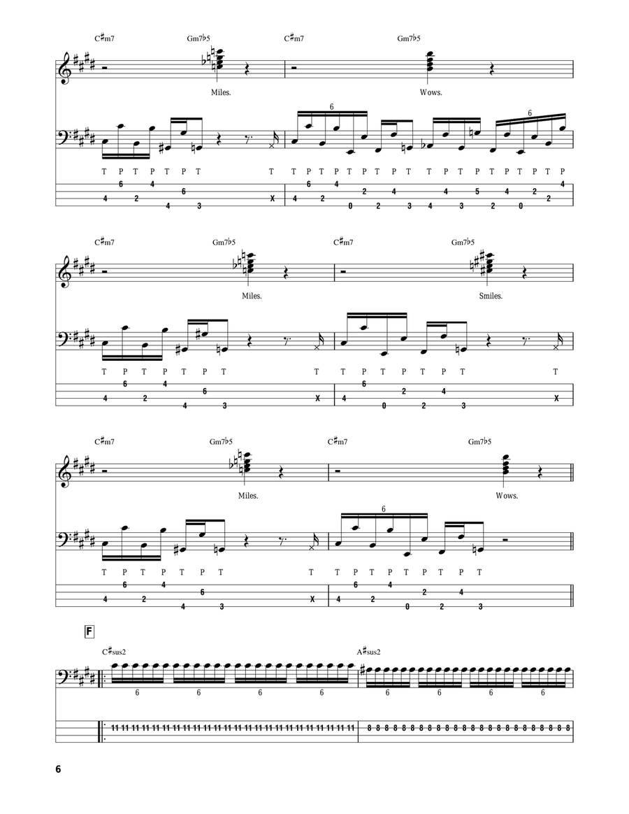 Miles Wows Miles Wows Acoustic Guitar scores gallery preview page 6