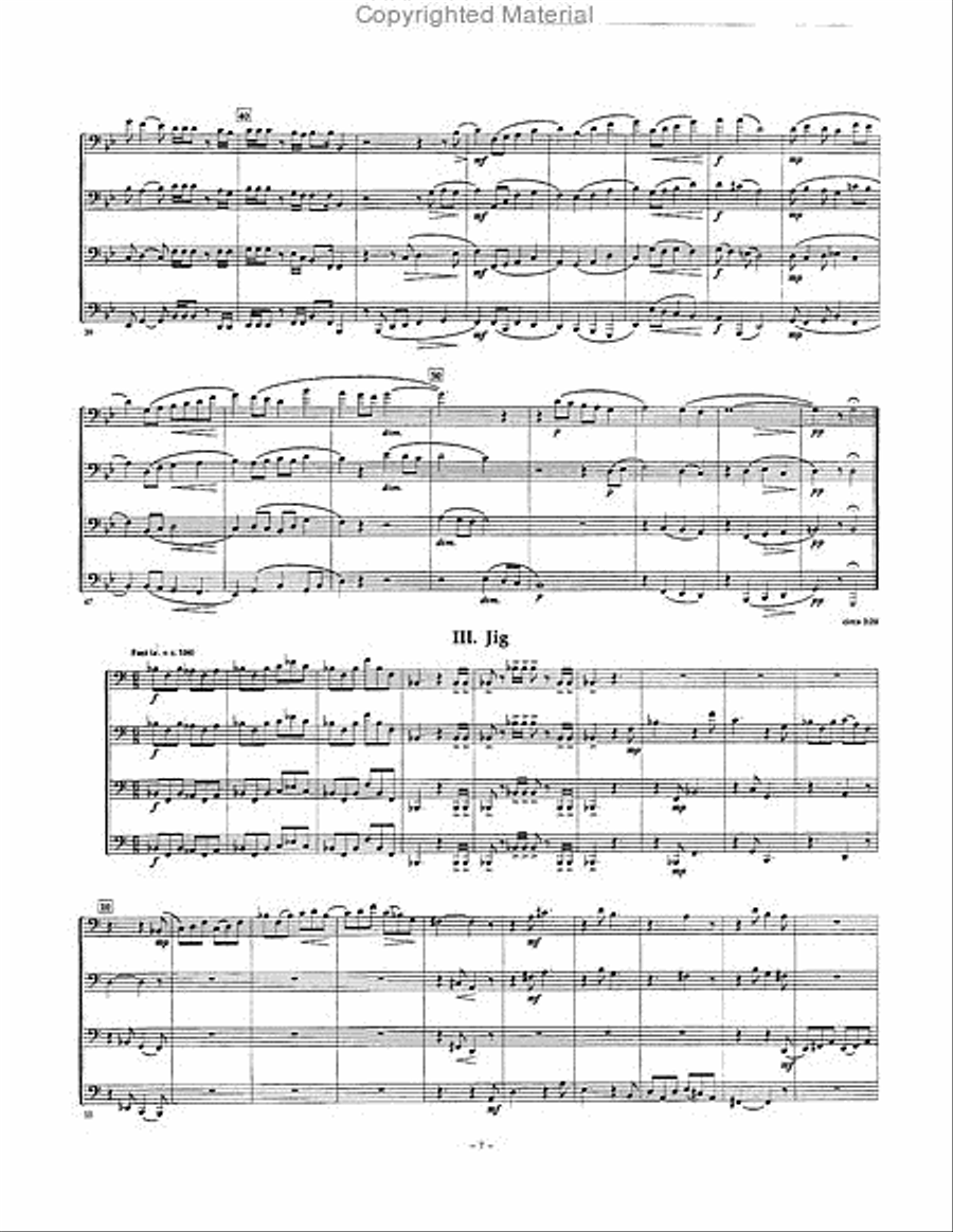 Suite No 2 for Tuba Quartet EETT scores gallery preview page 5