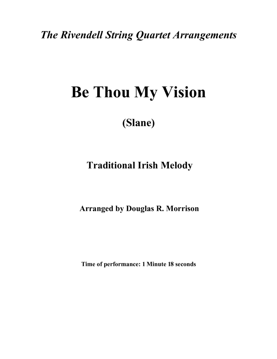 Be Thou My Vision