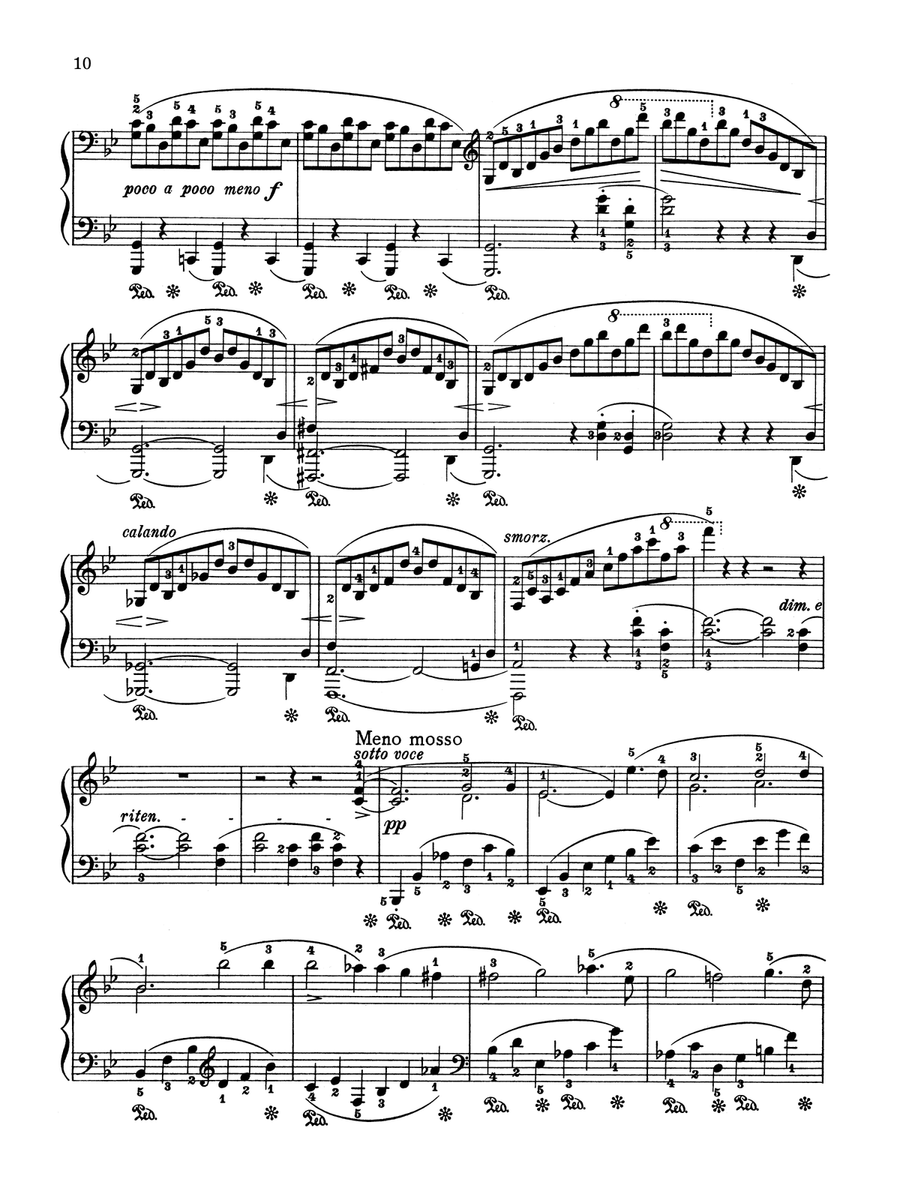 Ballade in G minor, Op. 23 Piano Solo scores gallery preview page 4